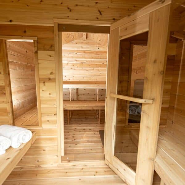 Dundalk CT Cedar Cabin Sauna with Changeroom