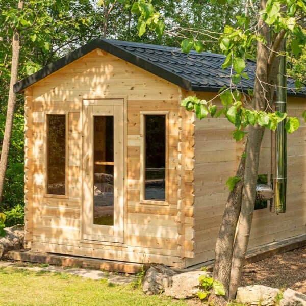 Dundalk Canadian Timber Georgian Cabin Sauna with Changeroom CTC88CW