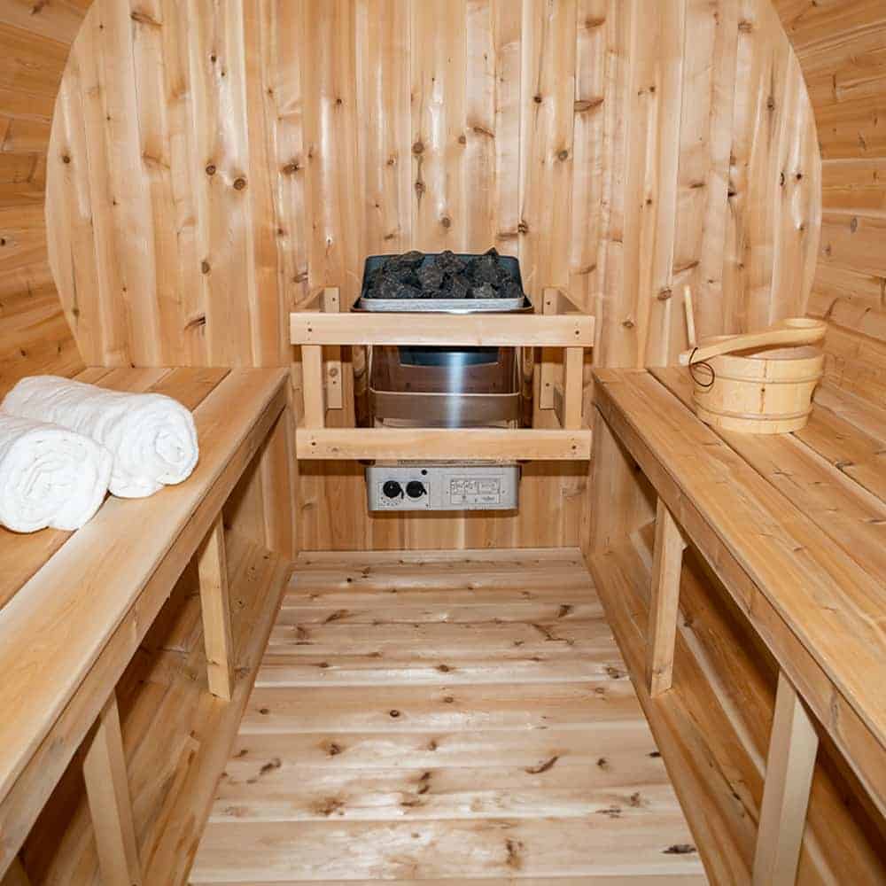 Leisurecraft Dundalk CT Serenity Barrel Sauna