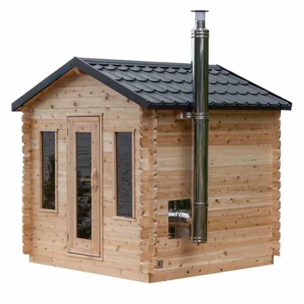 Dundalk Leisurecraft Canadian Timber 6 Person Georgian Cabin Sauna CTC88W