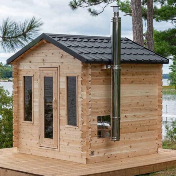 ct georgian cabin sauna