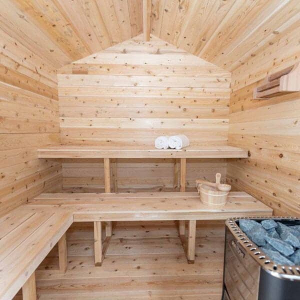 Dundalk Leisurecraft Georgian Cabin Sauna Interior CTC88W