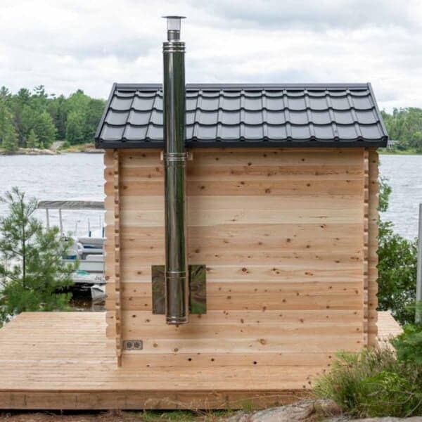 Dundalk Leisurecraft Georgian Cabin Sauna Side CTC88W