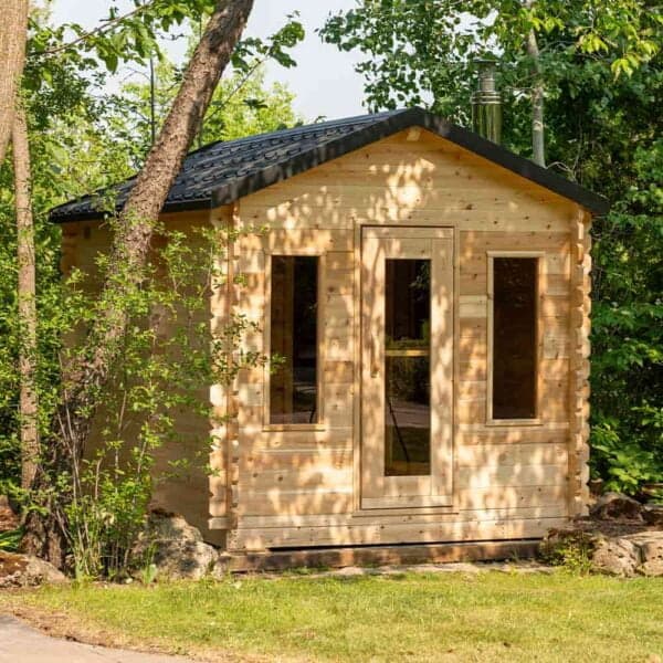 Leisurecraft CT Georgian Cabin Sauna with Changeroom CTC88CW