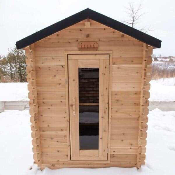 Leisurecraft CT Granby Cabin 3 Person Outdoor Sauna CTC66W