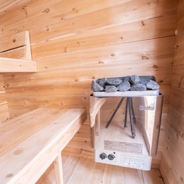 Leisurecraft Canadian Timber Granby Cedar Sauna with Heater