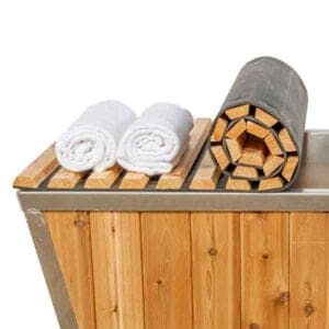 Leisurecraft Polar Plunge Roll Up Cover - Knotty