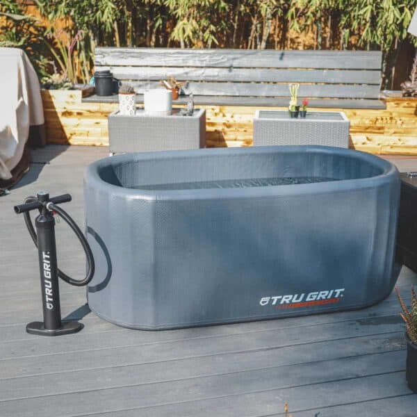 Tru Grit Inflatable Plunge Tub With Pump