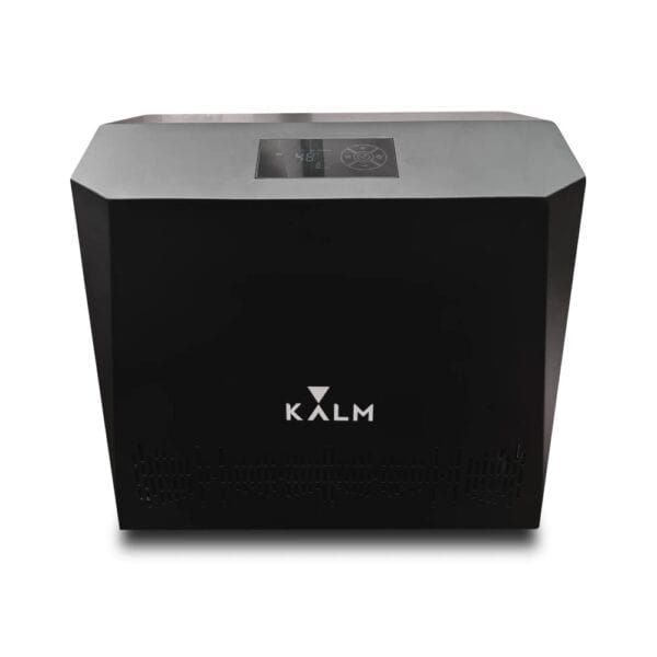 black kalm water chiller model a on white background