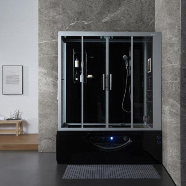 Maya Bath Black Platinum Catania Steam Shower