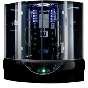 Maya Bath Black Valencia Steam Shower