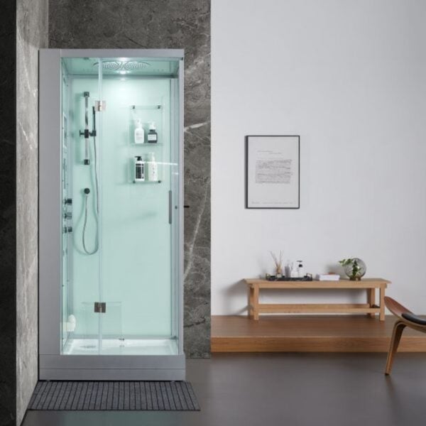 Maya Bath Platinum Arezzo Steam Shower - White