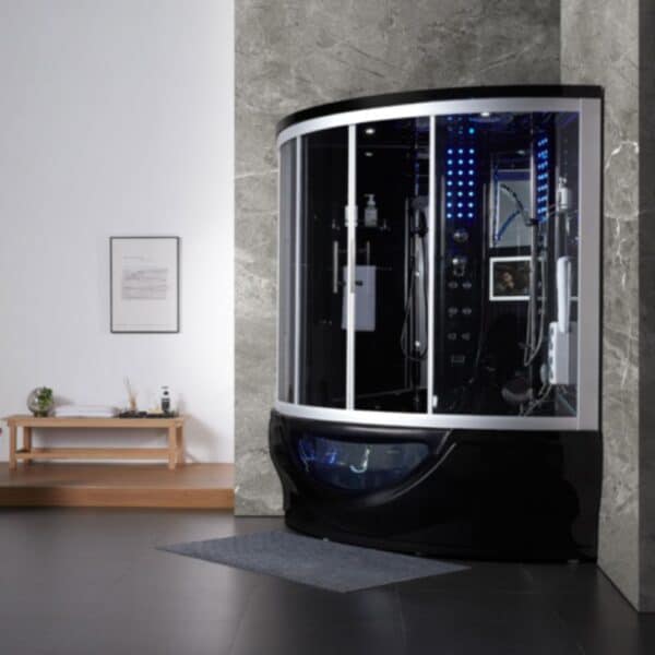 Maya Bath Platinum Superior Steam Shower Black