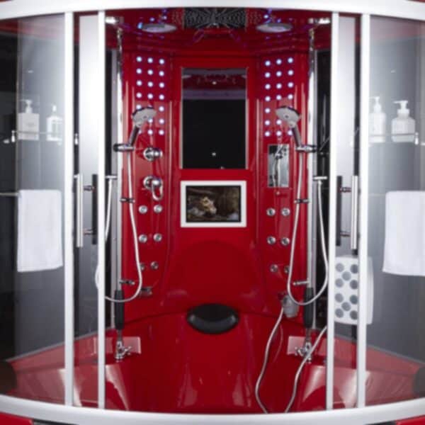 Maya Bath Red Platinum Superior Steam Shower Interior