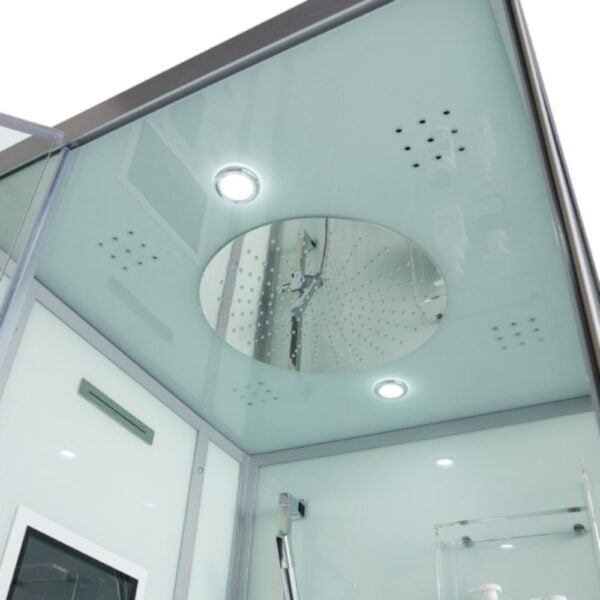 Maya Bath White Arezzo Steam Shower Ceiling