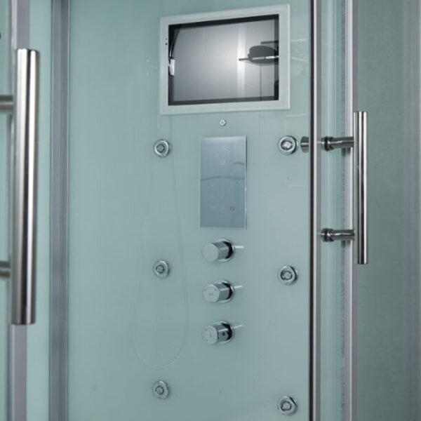 Maya Bath White Platinum Catania Steam Shower Interior