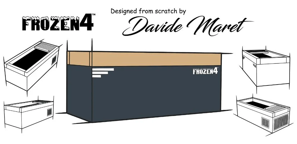 Medical Frozen 4 Cold Plunge Design