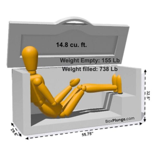 visual diagram of BoxPlunge box 14 dimensions