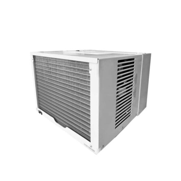 penguin 316 stainless steel 1 HP HE water chiller back side angle on white background