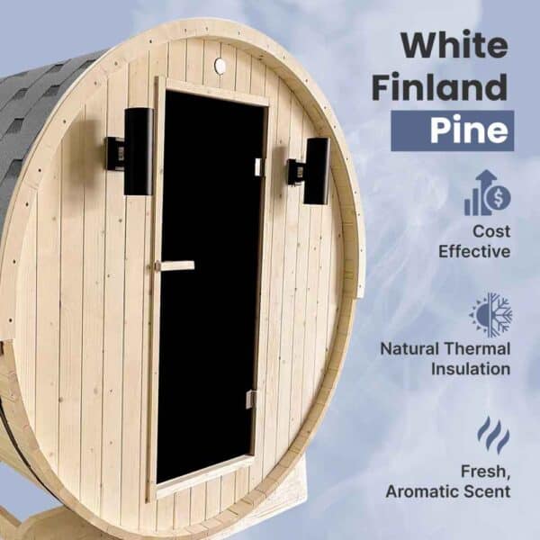 Aleko White Finland Pine Sauna Benefits