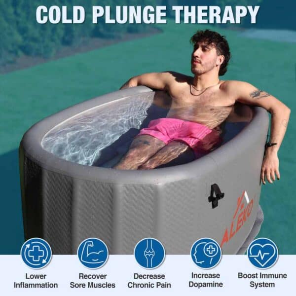 cold plunge therapy benefits graphic