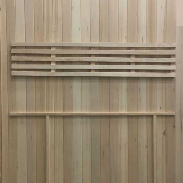 Aleko Canadian Hemlock 4 Person Indoor Sauna Side Wall