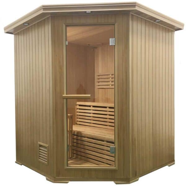 Aleko Canadian Hemlock Indoor Sauna - 4 Person