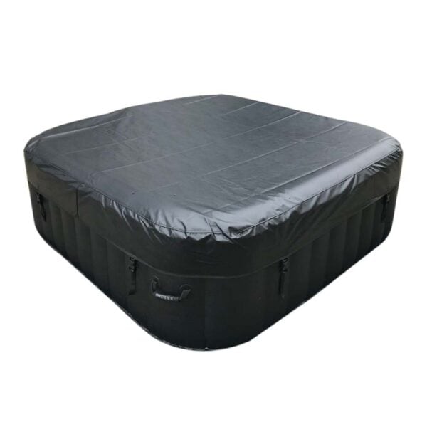 Aleko Square Inflatable Jetted 6 Person Hot Tub Cover - 265 Gallon