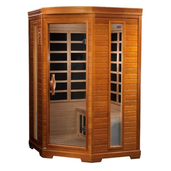 Dynamic Heming corner infared Sauna Right Angle View