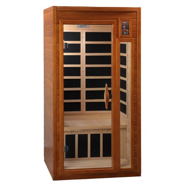 dynamic Barcelona Ultra Low EMF FAR sauna on white background front view