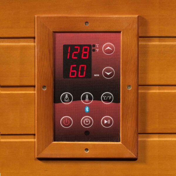 Dynamic Saunas Red Control Panel