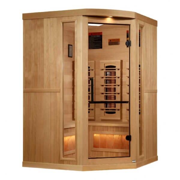 Golden Designs Full Spectrum GDI-8035-03 Corner Sauna Angled Right