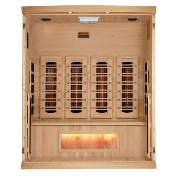 Golden Designs Full Spectrum GDI-8045-03 Corner Sauna interior