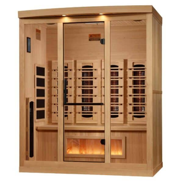 Golden Designs GDI-8040-03 Sauna angled right View