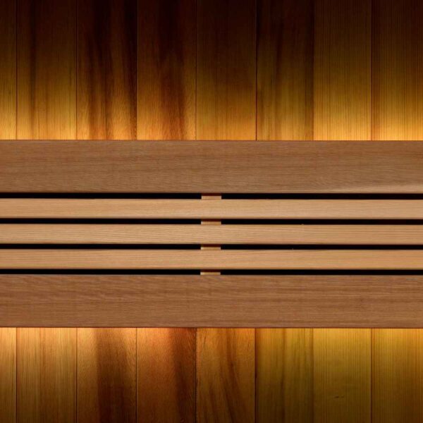 Golden Designs Sundsvall 2-Person Traditional Sauna Chromotherapy Accents View