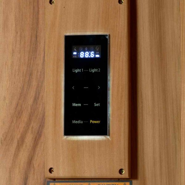 Golden Designs Traditional Sauna Control Panel Close Up