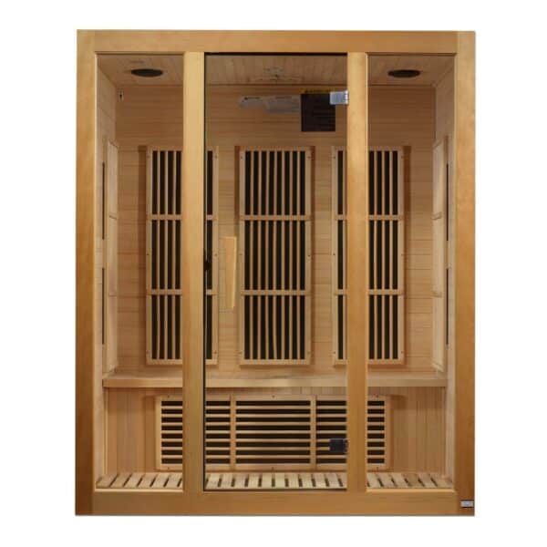 front view of the Maxxus Bellevue Infared sauna