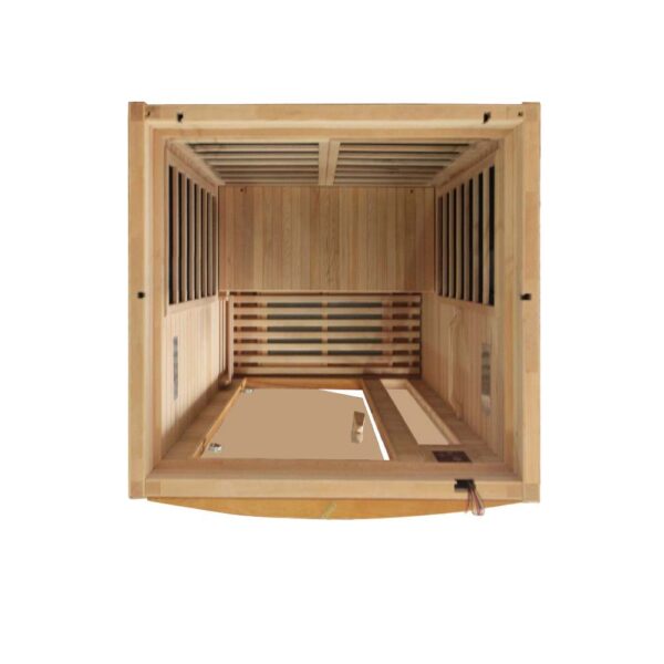 top view of the Dynamic Barcelona Ultra Low EMF FAR Infrared Sauna