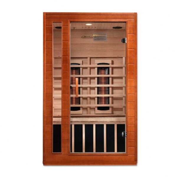 Dynamic Cardoba 2-Person Full Spectrum Near Zero EMF FAR Infrared Sauna Front View