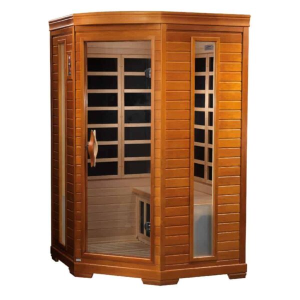 Dynamic Heming corner infrared Sauna Right Angle View