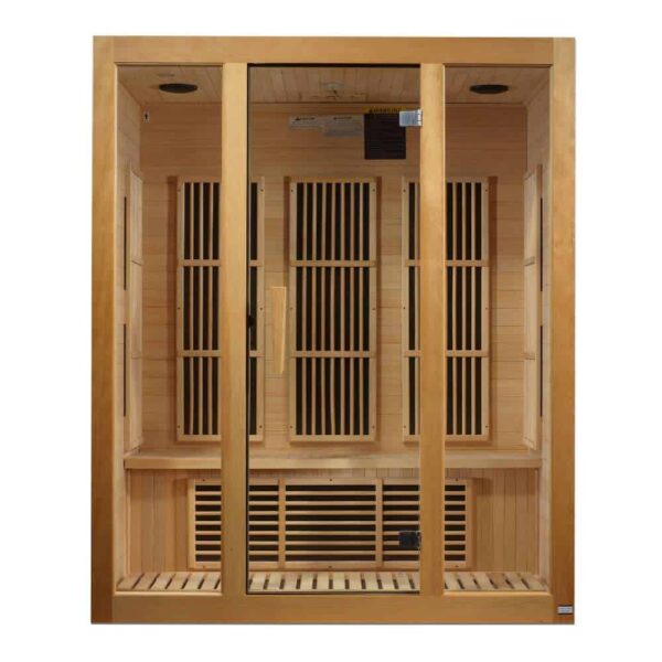 front view of the Maxxus Bellevue Infrared sauna